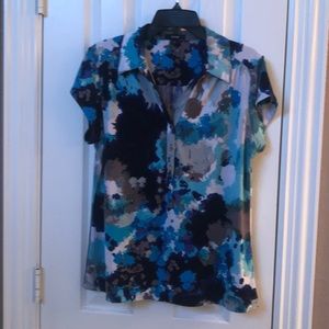 Alfani Short Sleeve Blouse